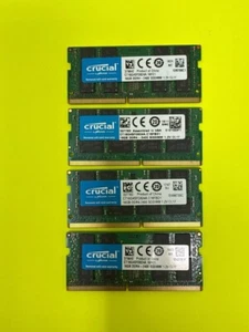 64GB KIT Crucial (4 x 16GB) CT16G4SFD824A.C16FHD1 DDR4-2400 SODIMM Laptop RAM - Picture 1 of 1
