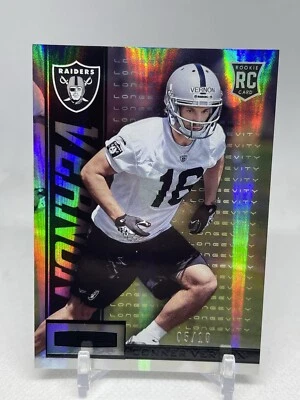 2013 Panini Rookies & Stars Longevity 5/10 Conner Vernon #115 Rookie RC Raiders - Image 1 of 3