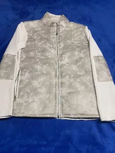 inc international concepts men cream leather sweater XL - Picture 1 of 5