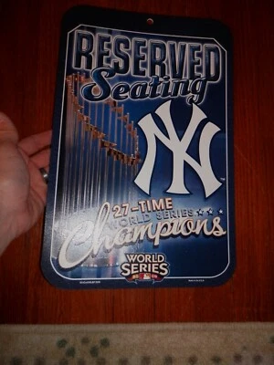 New York Yankees sign, 27-time World Series Champions New VTG 2009 - Image 1 of 4