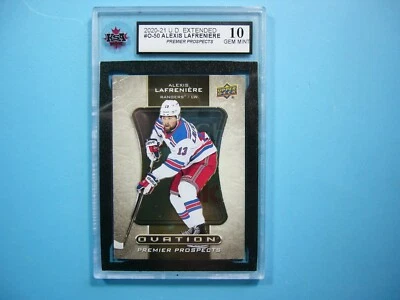 2020/21 UPPER DECK UD EXTENDED OVATION HOCKEY CARD O-50 ALEXIS LAFRENIERE KSA 10 - Image 1 of 2