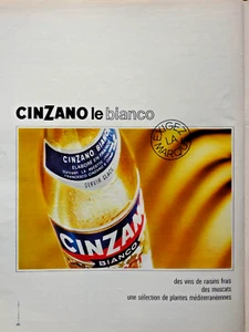 PUBLICITÉ DE PRESSE 1967 CINZANO LE BLANCO DES VINS DE RAISINS FRAIS DES MUSCATS - Picture 1 of 1