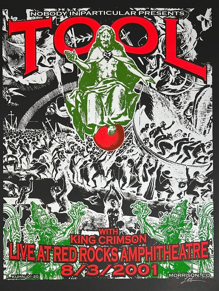 TOOL Concert Poster 12"x18" FREE SHIPPING - Image 1 of 1