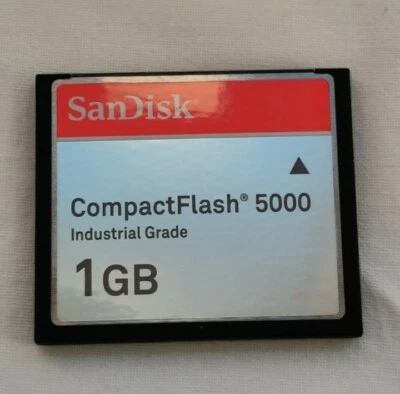 SanDisk 1GB CompactFlash 5000 Industial Grade - Image 1 of 2