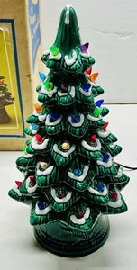 Árbol de Navidad Iluminado Vintage California Originals 17" MCM Caja Original - Imagen 1 de 20