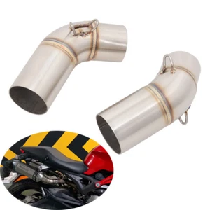 For Ducati Monster 1100 696 695 795 796 51mm Exhaust Pipe Modified Left Right - Picture 1 of 8