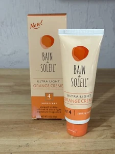 Crema solare Bain De Soleil ultra leggera arancione SPF 4 3,5 once nuova con scatola NOS - Foto 1 di 3