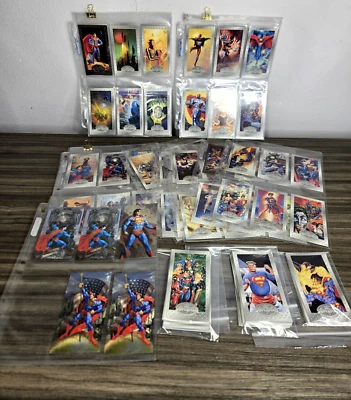 Superman The Man of Steel Platinum Series 1994 Skybox Trading Card Set 1-90 - Image 1 of 4