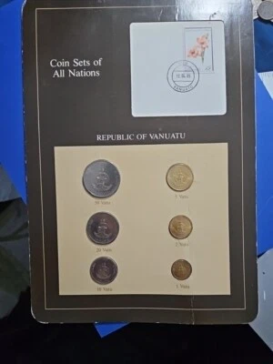 1983 Franklin Mint Coin Set Republic of Vanuatu (#20084) - Image 1 of 2