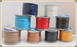 Paquete de 900 metros de cordón de cera de algodón de 0,5 mm de color surtido para hacer joyas - Imagen 1 de 10