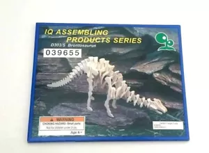 IQ Products D303/S Miniatur Brontosaurus Dinosaurier Balsaholzpuzzle Alter 6+ - Bild 1 von 4