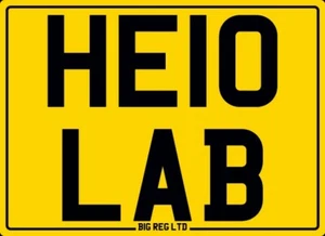 HELLO HE10 LAB LABRADOR DOG BREEDER PET SHOP PRIVATE REGISTRATION NUMBER PLATE - Picture 1 of 2