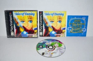 Tales of Destiny (Sony PlayStation 1, 1998) PS1 PSOne PSX 2 3 CIB Black Label - Picture 1 of 11