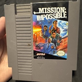Mission Impossible Nintendo NES Cartridge Tested & Working 