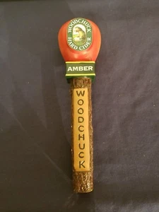 Rubinetto birra ambra Woodchuck maniglia bar pub scoiattolo ramo melo - Foto 1 di 2