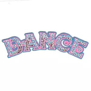 Shiny Dance Patch Cut out Iron On Sewn on Sequins - Picture 1 of 1