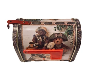 Colección de buzones de hojalata Mini Boyds Bears de colección - Gone Fishing de Giftco Inc. - Imagen 1 de 9