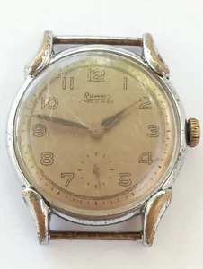 Orologio VINTAGE Germania ROMA ANCORA 15 rubini militare seconda guerra mondiale cal. Favor 250 dal 1945 - Foto 1 di 12