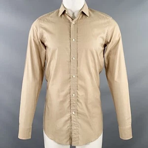 RALPH LAUREN TALLA S Bronceado Algodón Difusión Collar a Medida Para Manga Larga - Imagen 1 de 6