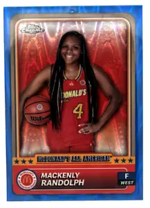 2024 Topps Chrome McDonald’s American Mackenly Randolph #71 Blue RayWave - Picture 1 of 2