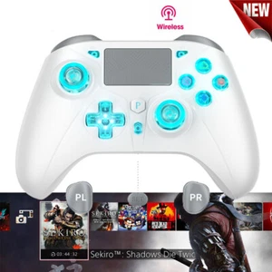 Bluetooth Hall Effect TURBO Mode Wireless Controller for PS4 PS3 PC 6-Axis Gyro - Picture 1 of 9