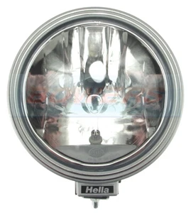 HELLA RALLYE 3000 9" SILVER DRIVING LIGHT SPOT LIGHT SPOT LAMP WITH SIDE LIGHT - Picture 1 of 3