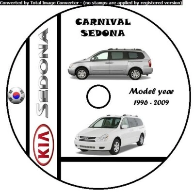 KIA CARNIVAL SEDONA 2006 2009 MANUALE OFFICINA WORKSHOP MANUAL CD DVD SERVICE - Immagine 1 di 4