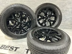 Set 2021 2022 Jeep Grand Cherokee L OEM Factory Original 18 Wheels And Tire95198 - Picture 1 of 13