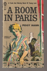 A Room In Paris G187 Popular Library 1955 2nd Peggy Mann Romance Love Cvr Hooks - Imagen 1 de 3