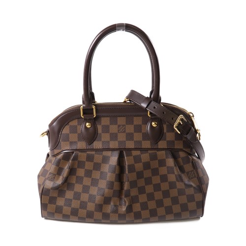 LOUIS VUITTON（LV） Borsa a tracolla Louis Vuitton LV GHE Trevi 2 vie borsa a mano N51997 marrone damier
