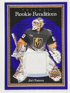 2023-24 Upper Deck Trilogy Rookie Renditions Purple Jersey Jiri Patera - Bild 1 von 2