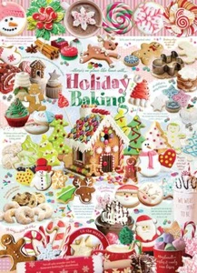 Cobble Hill Holiday Baking 1000 Piece Jigsaw Puzzle - Picture 1 of 4