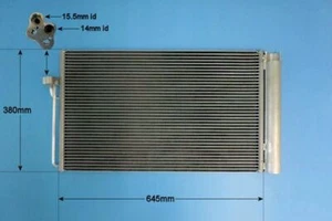 AutoAir Aircon Condenser 16-9638 For BMW 5 E60 2.0 2005-2007 Lifetime Warranty - Picture 1 of 4