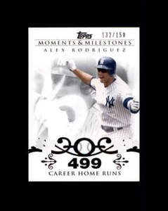 2008 Topps Moments and Milestones #1 Alex Rodriguez \150 (ref 164751) - Picture 1 of 2