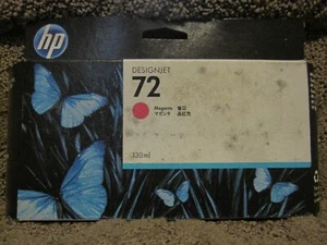 HP C9372A Magenta Ink Cartridge Genuine OEM NEW # 72 - Picture 1 of 4