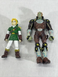 Ganon Ganondorf & Link Legend of Zelda Ocarina of Time Action Figure Lot N64 - Picture 1 of 7