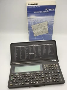 SHARP PC-E500S - 256KB Pocket Computer mit Handbuch, selten, PC-E500 - Bild 1 von 20