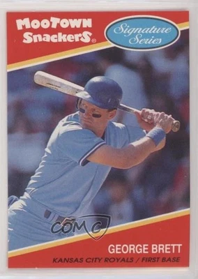 1991 Mootown Snackers Signature Series Food Issue No Coupon George Brett #19 HOF - Image 1 of 2