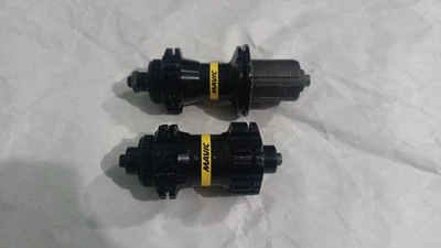 Mavic Crossmax Disc TA15/QR 24h Straight-Pull Hub Set - Black - Image 1 of 4