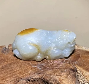Certified Natural Hetian jade PiXiu ~ Pendants Necklaces Matte process 和田玉貔貅 - Picture 1 of 7