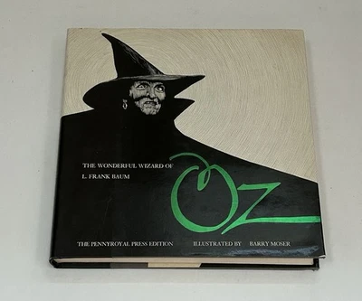 The Wonderful Wizard of Oz L. Frank Baum VTG ILLUSTRATED HARDCOVER Barry Moser - Image 1 of 4