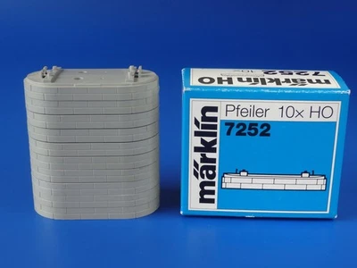 MARKLIN H0 - 7252 - 10x Bridge Pier - M K Track - BOX // LN - Image 1 of 2