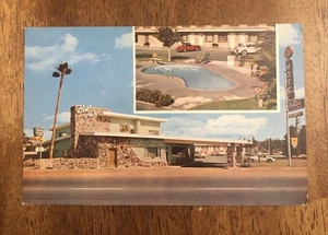 Bel Air Motel & Restaurant Fresno, Kalifornien. Postkarte (WP8) - Bild 1 von 2