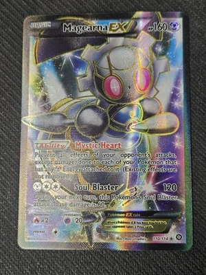 Magearna EX 110/114 Arte Completo Ultra Raro Holo - Tarjeta Pokémon Asedio Vapor Casi Nueva Foto 1 de 4