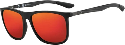 Occhiali Da Sole Polarizzati Uomo in Fibra Di Carbonio Staffa Occhiali Da Sole Q - Immagine 1 di 4