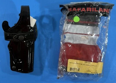 NEW SAFARILAND 070-23-91 SS III DUTY HOLSTER HIGH GLOSS S&W 645 4506 RIGHT HAND - Image 1 of 4