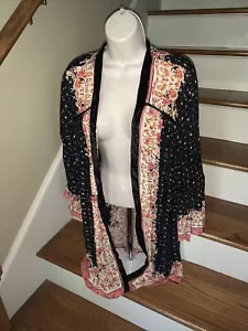 Chaqueta Leggings Abrigo Polvo Kimono Calce Suelto Org $72 Nostalgia M 🙂176 - Imagen 1 de 7