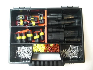 20 x Superseal Stecker Set  2 + 3-polig +Box Auto Motorrad Ducati,Moto Morini - Bild 1 von 3