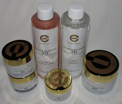 Elizabeth Grant Colágeno Re-Inforce 3D Cuidado de la Piel Colección Ojos/Rostro/Cuello 6 Piezas Foto 1 de 4