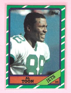 1986 Topps Al Toon RC New York Jets #101